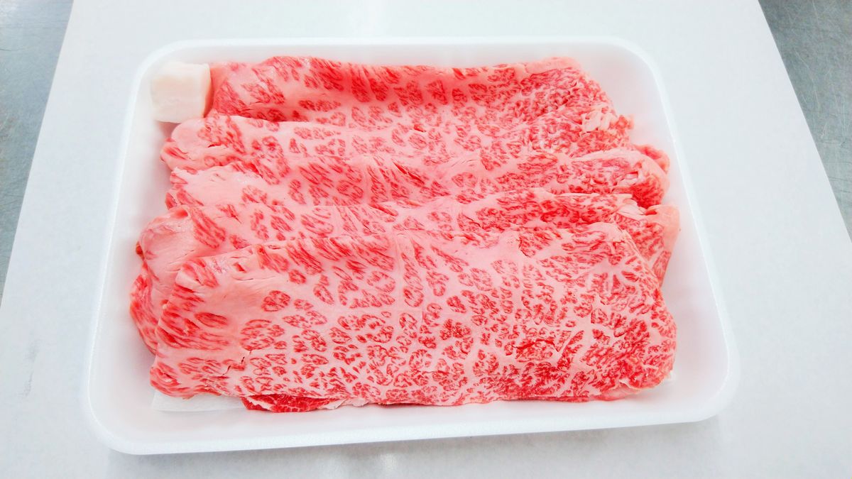 5 特選黒毛和牛スライス ロース、カタロース、モモ (すきやき・しゃぶしゃぶ兼用) 500g入り